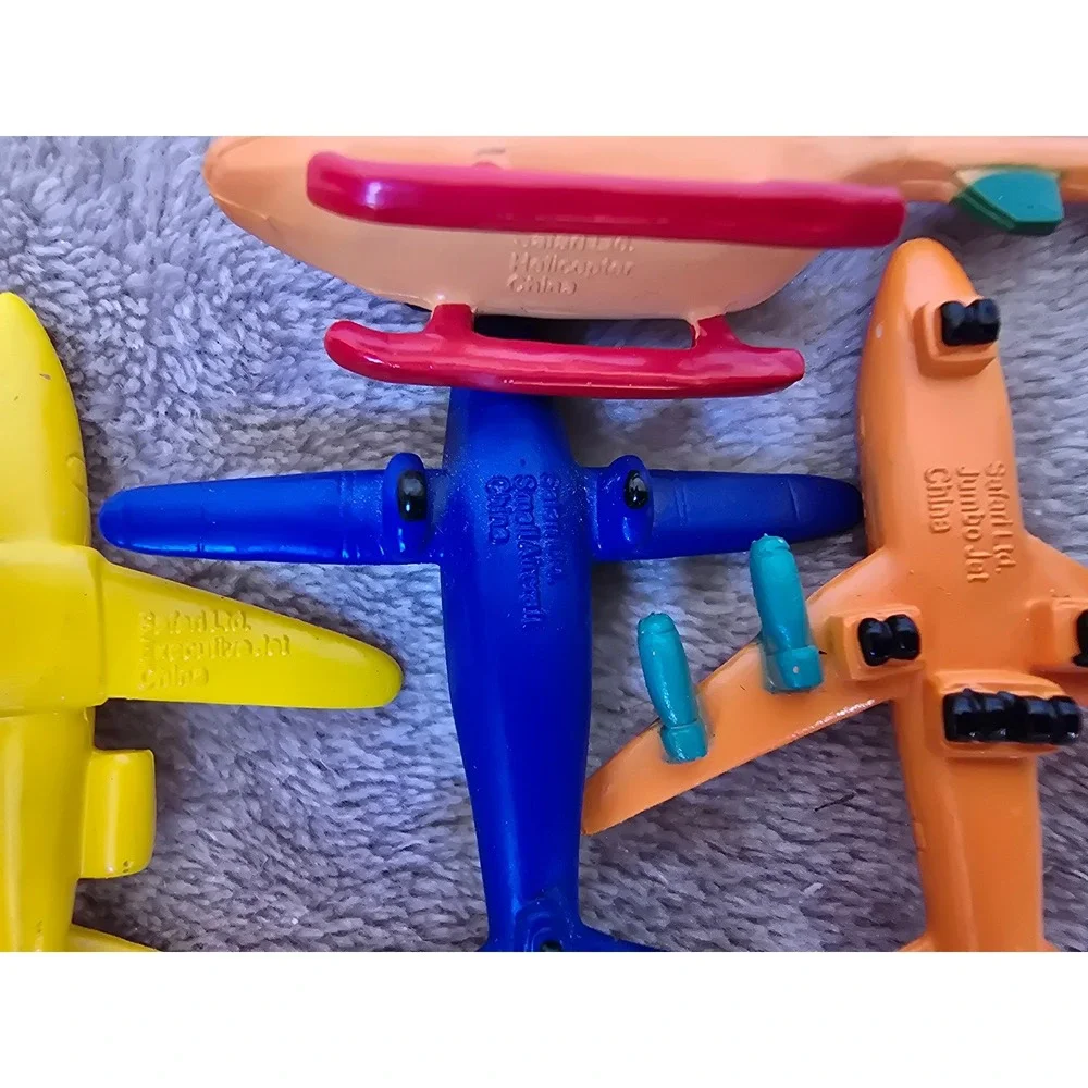 Safari Ltd In the Sky Toob Miniature Aircraft Figures Planes Helicopter Skydiver